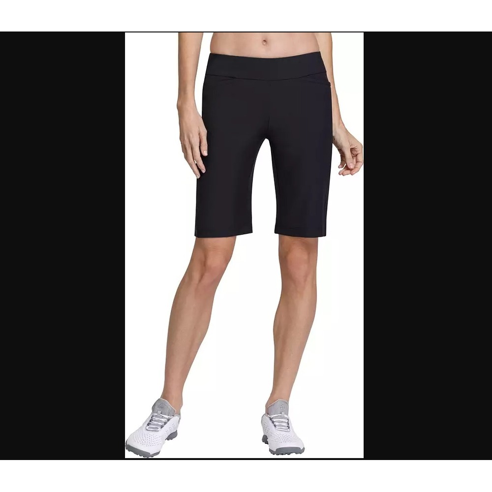 Tail‎ NEW NWT Womens 4 Black Side Insert 11'' Golf Shorts Active Sport